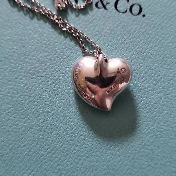 Tiffany hp  new elsa peretti hpfull heart 925 rare never wore was a gift 🎁 firm - Picture 3 of 6